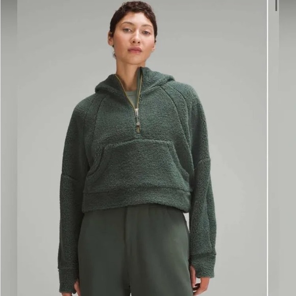 NWT Limited Edition Lululemon Scuba Oversized Half-Zip Fleece Hoodie - Picture 1 of 3